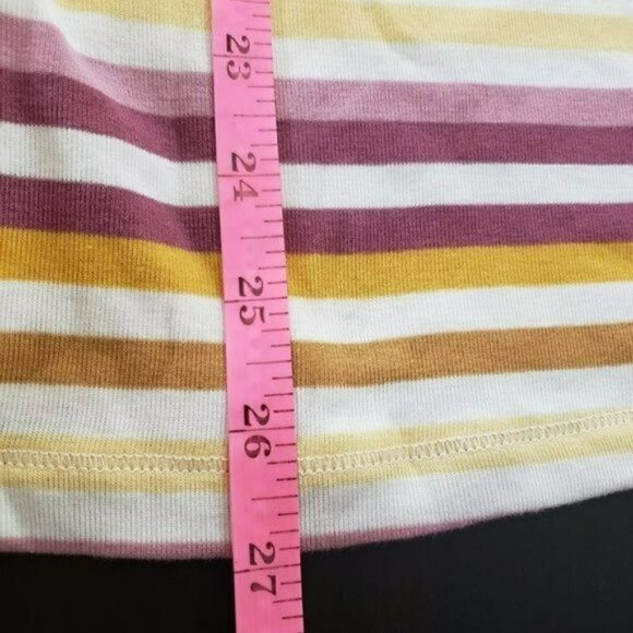 ☀ A New Day Striped Slim Fit Any Day Tank Top Sz M - Picture 6 of 6